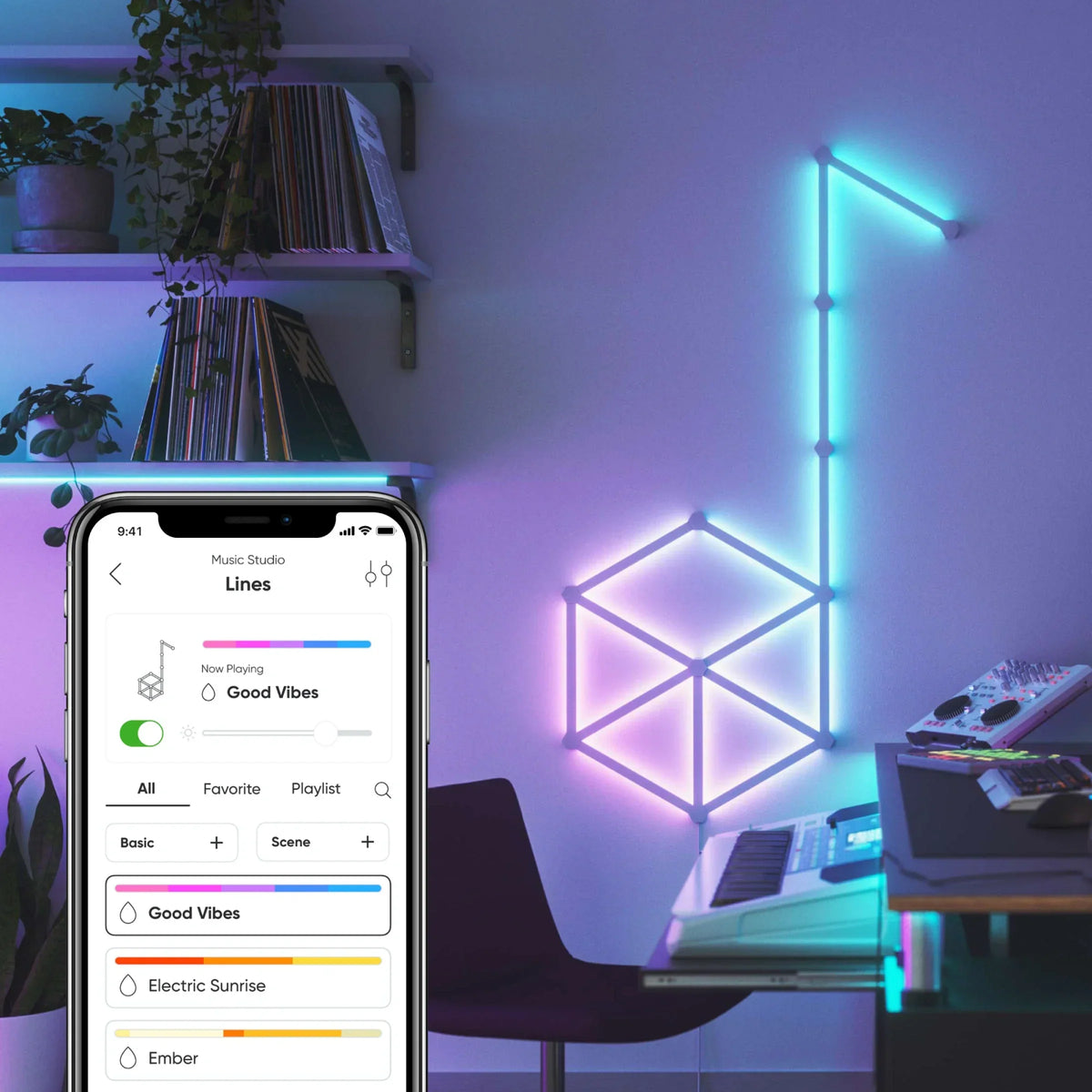 Nanoleaf Lines LED Light Bars – 15 Pack Smarter Kit