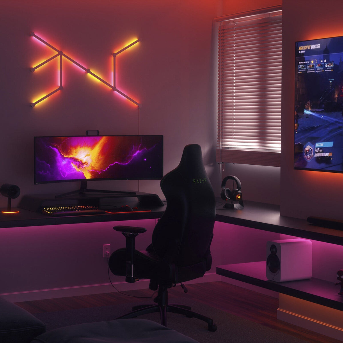 Nanoleaf Lines LED Light Bars – 9 Pack Smarter Kit
